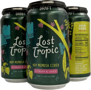 Graft Lost Tropic Mimosa Cider Cans