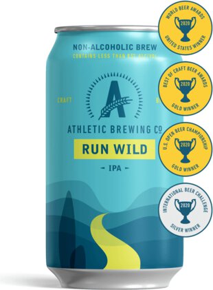Athletic Brewing Run Wild Non Alcoholic IPA