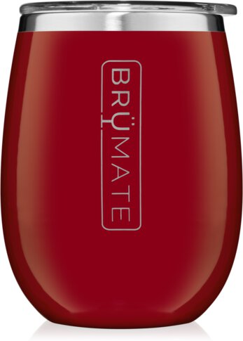Brumate Uncorked Wine Glass W Lid Cherry