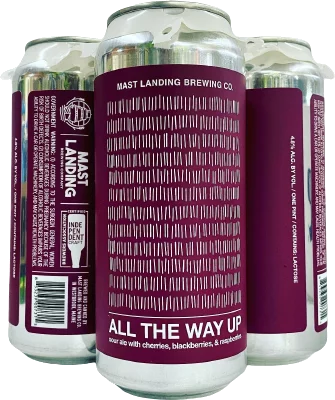 Mast Landing All The Way Up Cherries & Blackberries Sour Ale 16oz Cans