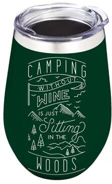 Camping Without Wine Tumbler