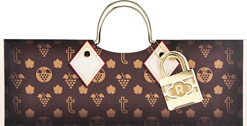 GIFT BAGS HANDLE TRUE LOGO PURSE & CHEERS - ALL COLOR
