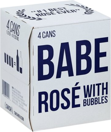 Babe Rose With Bubbles 4 Pack