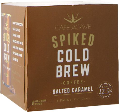 Cafe Agave Spiked Cold Brew Salted Caramel 4 Pack