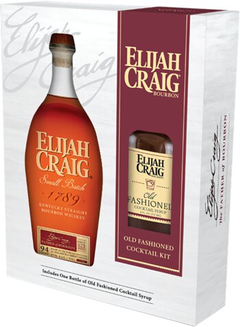 Elijah Craig w/ Old Fashioned Cocktails syrup