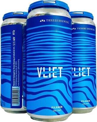 Three's Vliet Pilsner 16oz Cans
