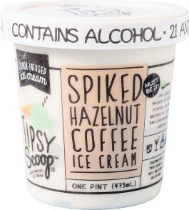 Tipsy Scoop Spiked Hazelnut Coffee boozy ice cream