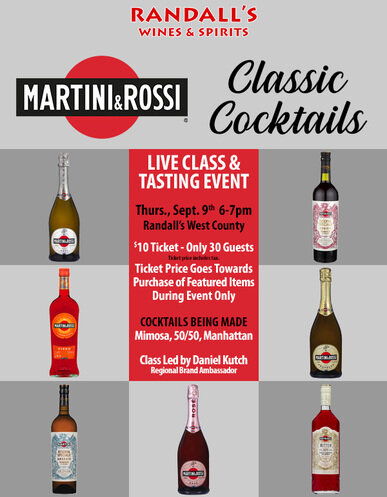 Martini & Rossi Classic Cocktails Event