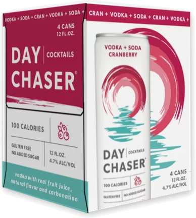 Day Chaser Cranberry 4 Pack Can