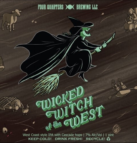 Four Quarters Wicked Witch Of The West West Coast Ipa