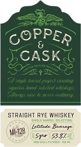 Copper & Cask Mi 222 Terrys Pick
