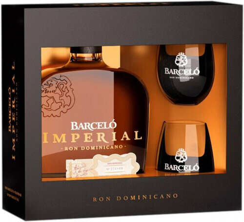 Ron Barcelo Imperial Onyx Gift Set With Cocktail Gigger
