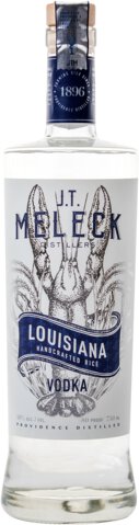 JT Meleck Distillers Louisiana Rice Vodka
