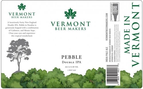 Vermont Beer Makers Pebble Double Ipa