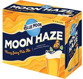 Blue Moon Moon Haze 6pk Can Warm