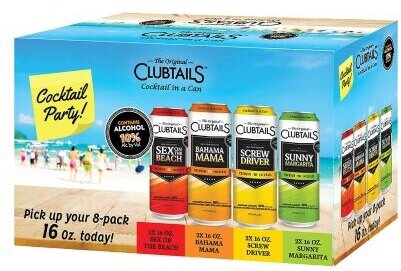 Clubtails Variety 12pk Can Warm