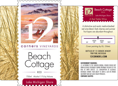 12 Corners Beach Cottage Red