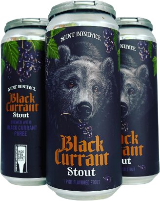 Saint Boniface Black Currant Imperial Stout 16oz Cans
