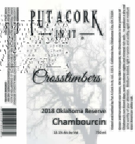 Put A Cork In It Crosstimbers Chambour