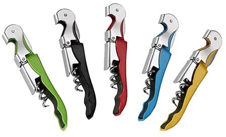 True Brands Truetap Double Hinged Corkscrew Assorted