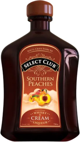 Select Club Southern Peaches And Cream Whiskey 34p