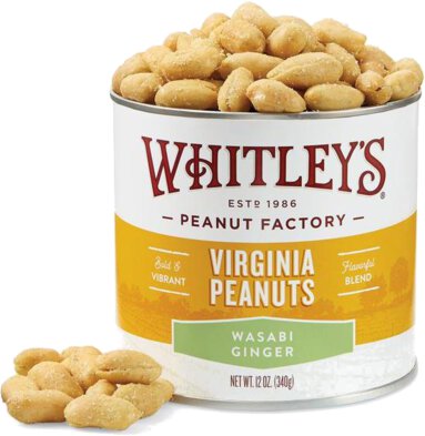 Whitleys Nuts Wasabi Ginger