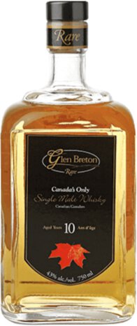 Glen Breton Single Malt Whiskey Years Aged