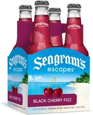 Seagram's Escapes Black Cherry Fizz 11.2oz Btls