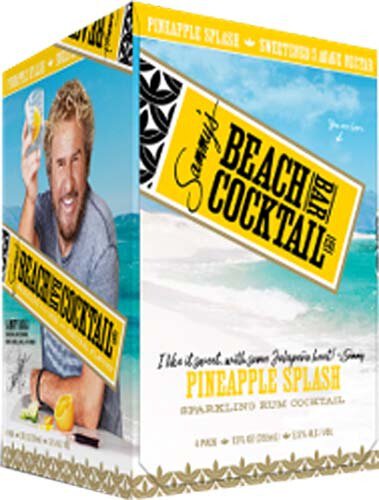 Sammys Beach Bar Cocktail Pineapple Splash 4 Pack