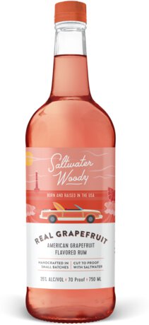 Saltwater Woody Real Grapefruit American Rum