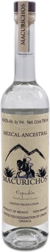 Macurichos Mezcal Ancestral Espadín Destilado Con Cacao