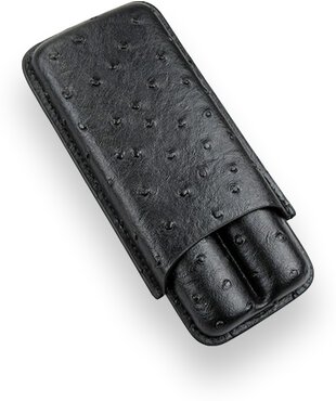 Humidifier Medium Black Cigar Case