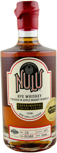 Nulu 5 Year Rye Apple Brandy Barrels