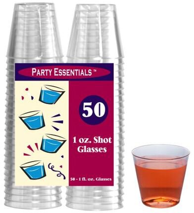 Shot Glass Party Essentials Party Clear Shotg