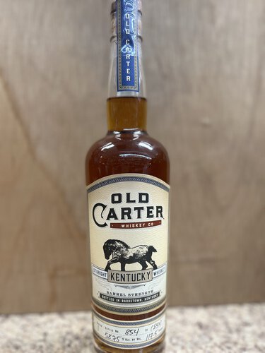 Old Carter Straight Kentucky Whiskey, Batch 1