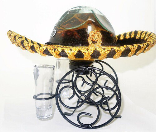 Institutional Mariachi Hat Tequila Gold 4/1 Liter