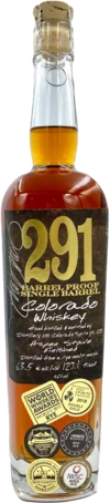 291 Colorado Rye Whiskey Aspen Stave Finished Barrel Proof
