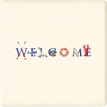 WELCOME 5X5 BLOCK