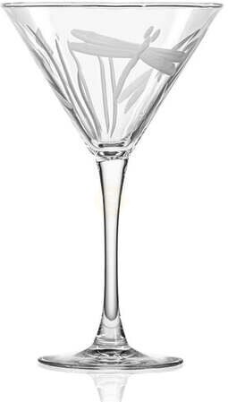 Rolf Glass Dragonfly Martini Cocktail Glass - Thumbnail 3