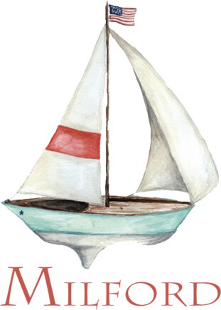 MILFORD SAILBOAT W.BAG