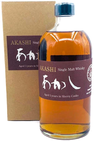 Akashi Single Malt Whiskey 4YR Ume Cask Eigashima Shuzo 100pf 750mL