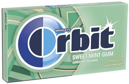 Orbitz Sweet Mint Gum