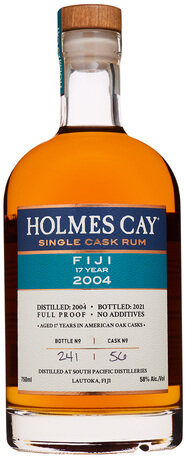 Holmes Cay Single Cask Rum Fiji 2004 17 Year