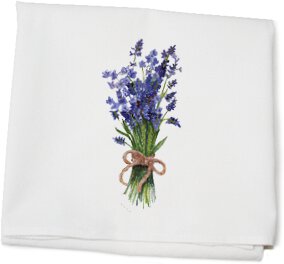 FLOWER 'LAVENDER' TOWEL