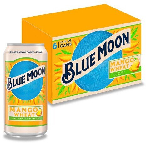 Blue Moon Mango 6pk Can