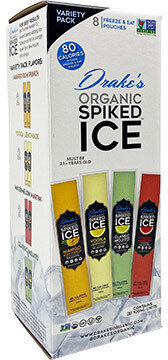 Drake's Organic Spiked Ice 8pk- 100ml