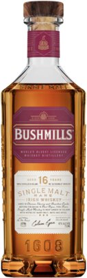 Bushmills Single Malt Rare Triple Distilled 16 Year Old Irish Whiskey