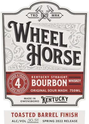 Wheel Horse Toasted Barrel Finish Kentucky Straight Bourbon