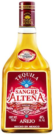 Sangre Altena Anejo Tequila
