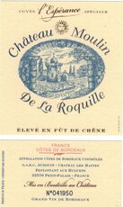 Chateau Moulin de la Roquille Cuvee Speciale L'Esperance - 3L